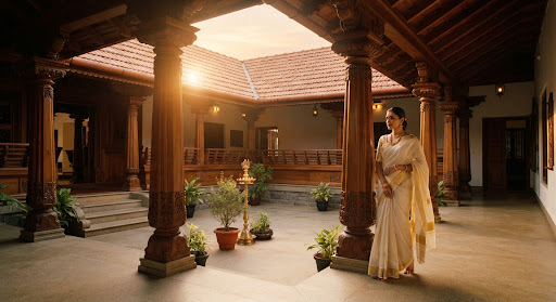 Technical view of courtyard
