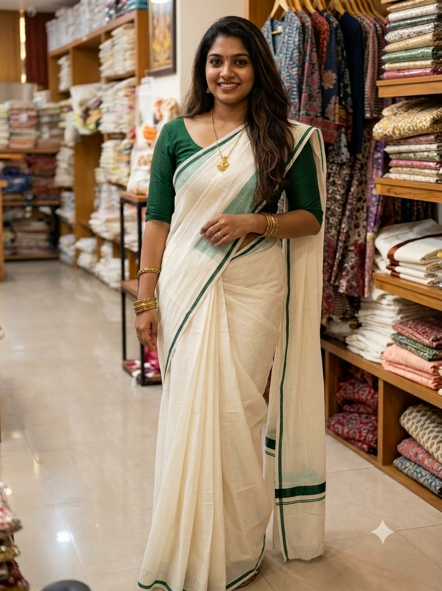 Pulielakkara set saree