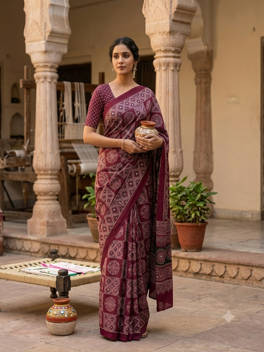 Modal silk saree